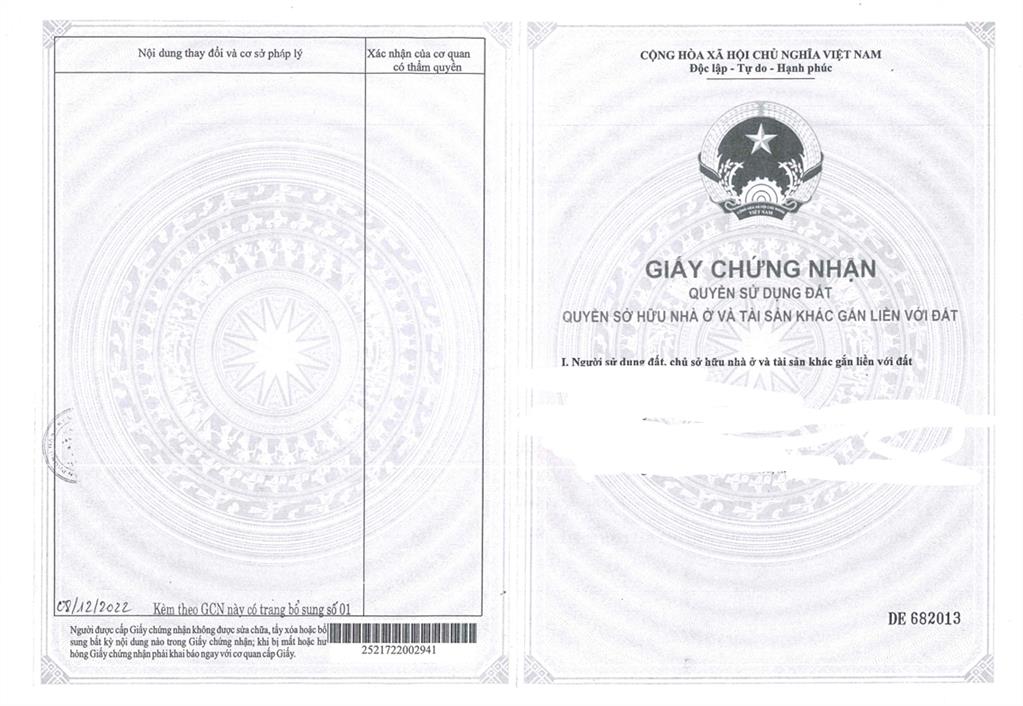Bán qsdđ tđ số 382, tờ bản đồ số 14, tx. phước long, bình phước (nay là p.phước long, tp.đồng nai)