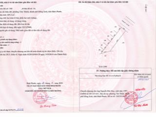 Bán qsdđ thửa số 590, tờ bản đồ số 16, địa chỉ p.tiến thành, tp.đồng xoài, t.bình phước