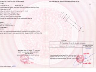 Bán qsdđ thửa số 539, tờ bản đồ số 16, địa chỉ p.tiến thành, tp.đồng xoài, t.bình phước