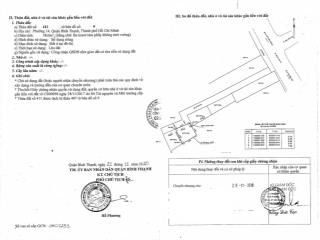 Bán qsdđ thửa đất số 411, tờ bản đồ số 9, p.14, q.bình thạnh, tp.hcm