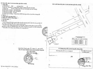 Bán qsdđ thửa đất số 412, tờ bản đồ số 9, p.14, q.bình thạnh, tp.hcm