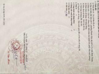 Qsdđ thửa đất số 124, tờ bản đồ số 4, khu phố 8, p.phước hội, tx.la gi, t.bình thuận