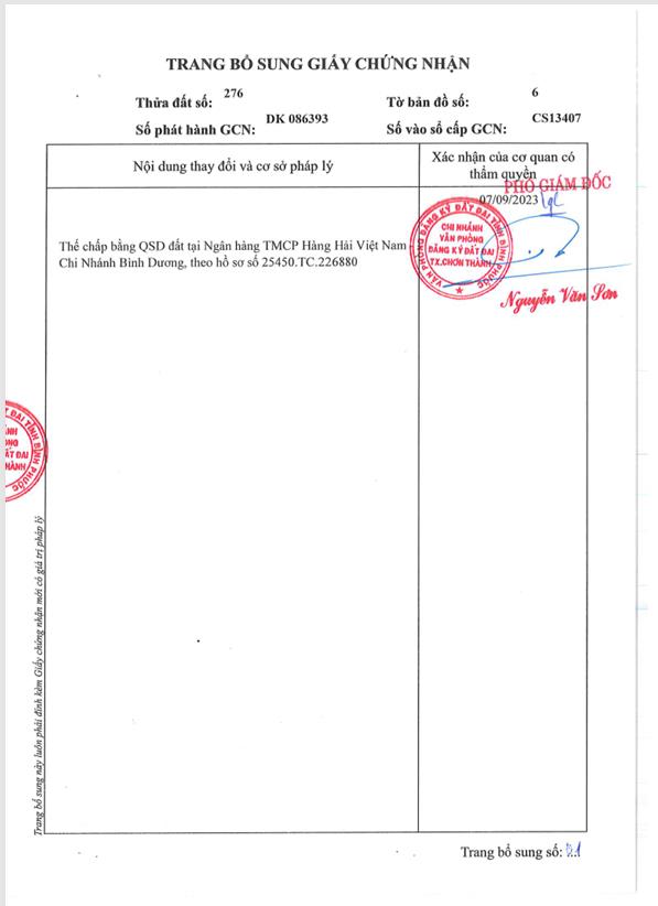 Qsdđ 276, tbđ 6, ấp 3 xã nha bích, tx.chơn thành, t. bình phước (nay là xã nha bích, tp.đồng nai)