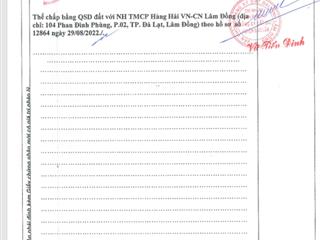 Bán qsdđ thửa đất số 130, tbđ 36 lộc tân, h. bảo lâm (nay là phường 2  bảo lộc), tỉnh lâm đồng
