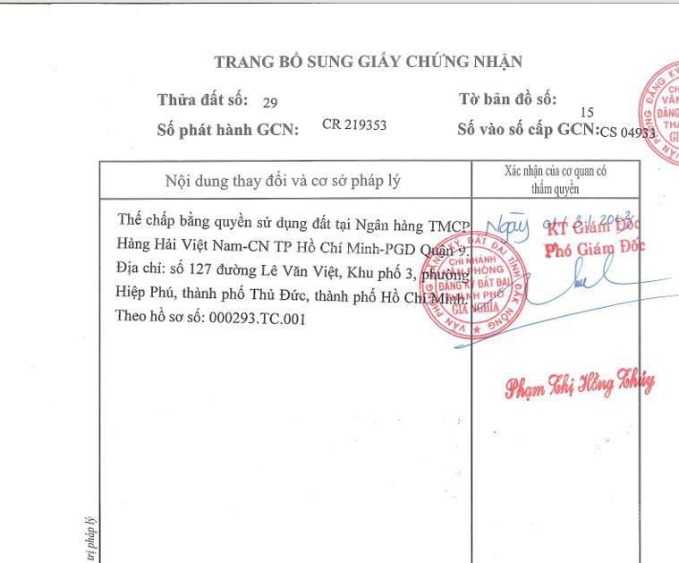 Bán qsdđ thửa đất số 29, tbđ số 15, thôn tân hiệp, x. đắk rmoan, tp. gia nghĩa, tỉnh đắk nông