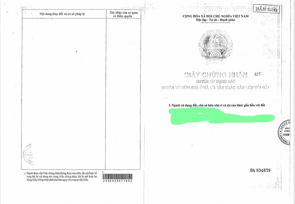 Qsdđ 425, tờ bản đồ số 8, tt.nam ban, h.lâm hà, t.lâm đồng (nay là x.nam ban lâm hà, t.lâm đồng)