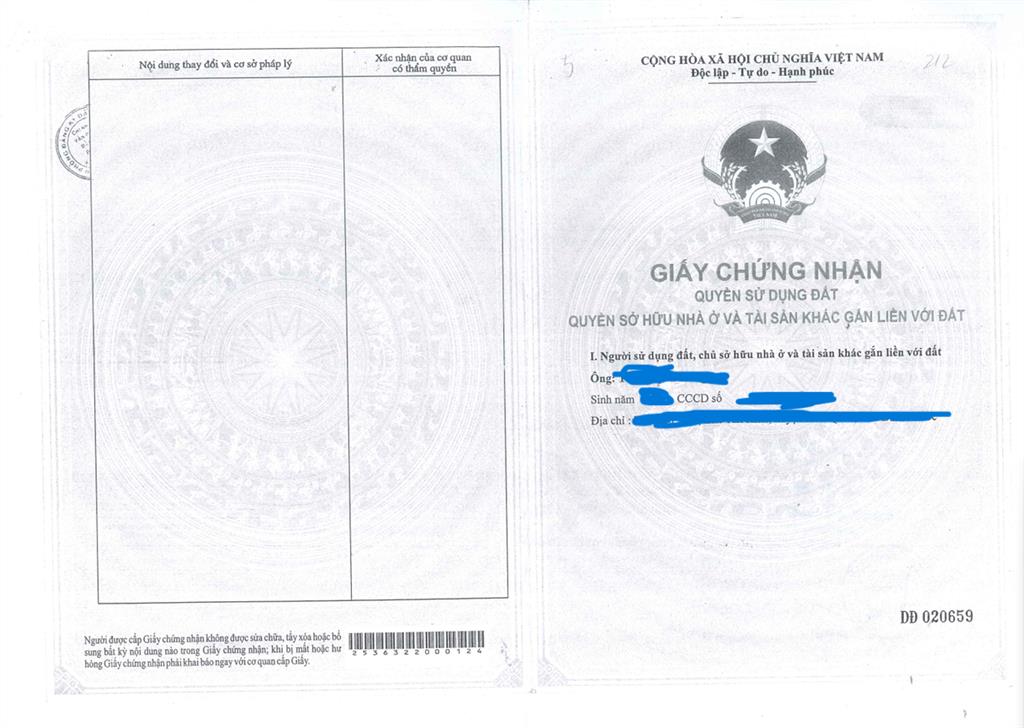 Bán qsdđ và ts gắn liền với đất thuộc thửa 212, tờ bản đồ 32, địa chỉ p. đồng phú, tp. đồng nai