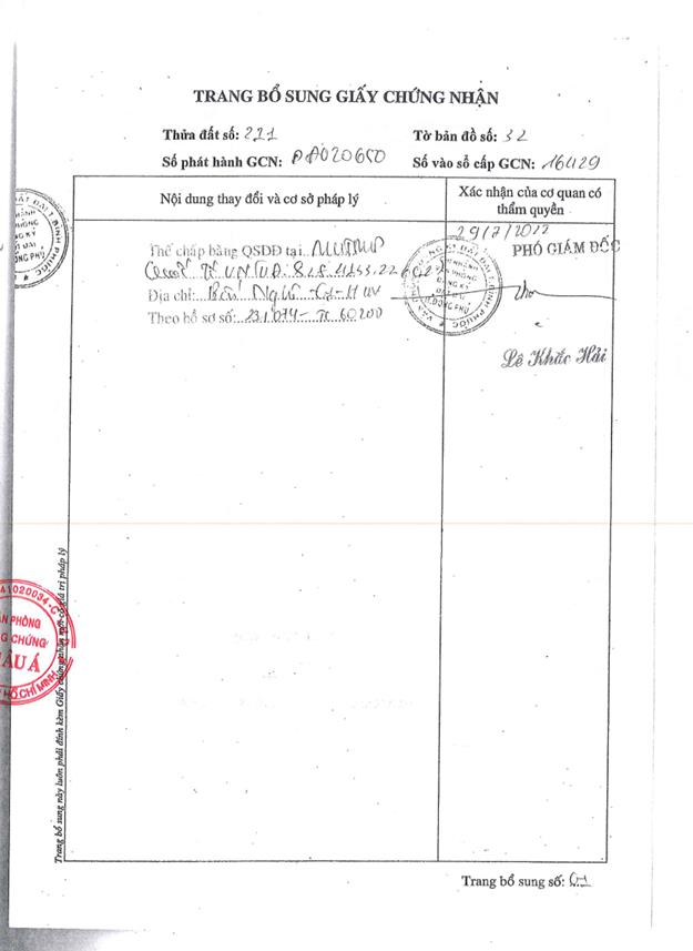 Bán qsdđ và tài sản gắn liền với đất thuộc thửa 211, tờ bản đồ 32, địa chỉ p.đồng phú, tp.đồng nai