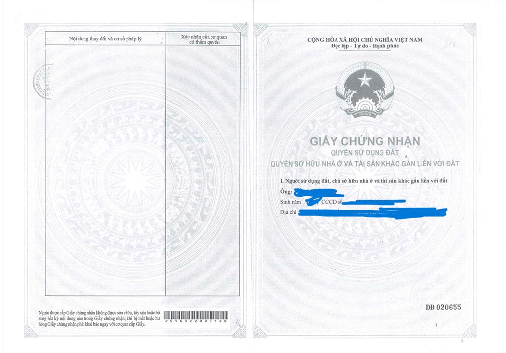 Bán qsdđ và ts gắn liền với đất thuộc thửa 216, tờ bản đồ 32, địa chỉ p. đồng phú, tp. đồng nai