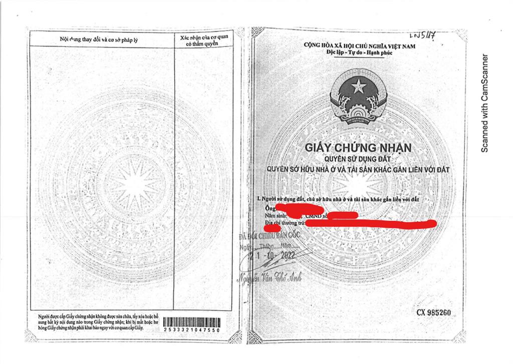 Bán qsdđ và ts gắn liền với đất thửa số 10, tbđ 59  2018 tại p. bình long, tp. đồng nai