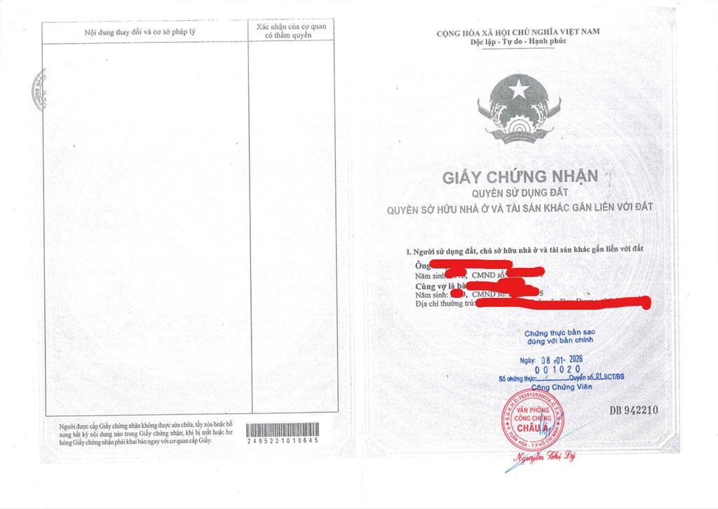 Bán qsdđ và ts gắn liền với đất tại thửa đất số 223, tờ bản đồ 63, x. đơn dương, t. lâm đồng