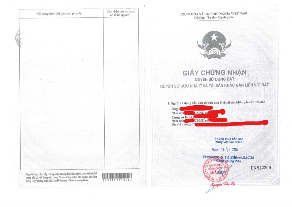 Bán qsdđ và tài sản gắn liền với đất tại thửa đất số 222, tờ bản đồ 63, x. đơn dương, t. lâm đồng