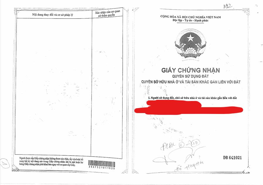 Bán qsdđ và ts khác tại thửa đất số 392, tờ bản đồ số 26, x. bảo lâm 1, t. lâm đồng