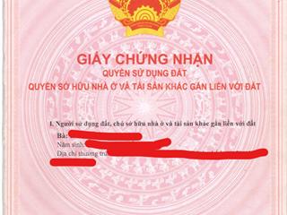Bán qsdđ và ts gắn liền với đất tại thửa đất số 97, 98, tờ bản đồ số 27, p.châu đốc, an giang