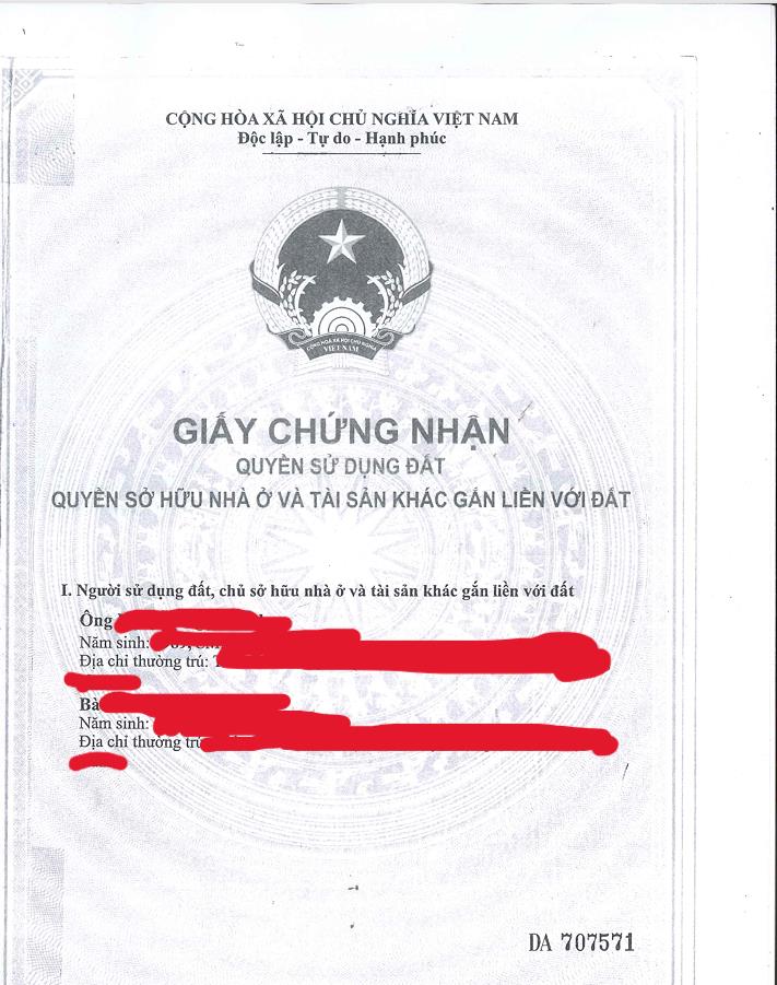 Bán qsdđ tại thửa đất số 493, tờ bản đồ số 15, x. phước thạnh, t. tây ninh
