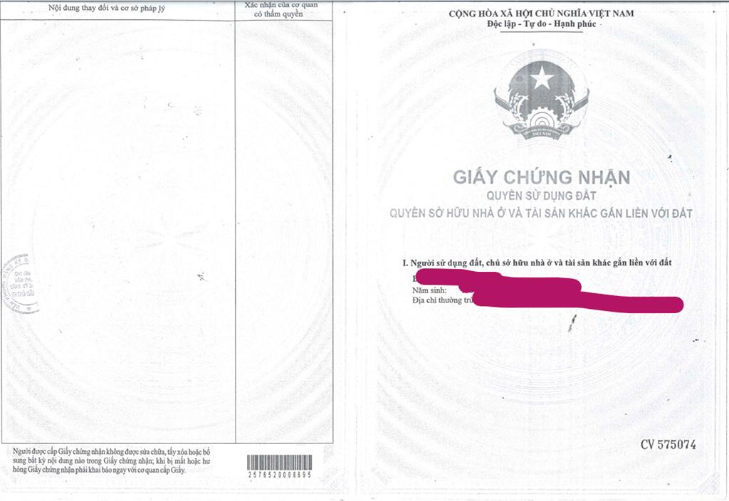 Bán qsdđ thửa 2588, tờ bản đồ số 133, địa chỉ p. phú an, tp. hcm