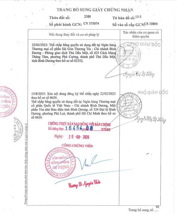 Bán qsdđ thửa 2588, tờ bản đồ số 133, địa chỉ p. phú an, tp. hcm