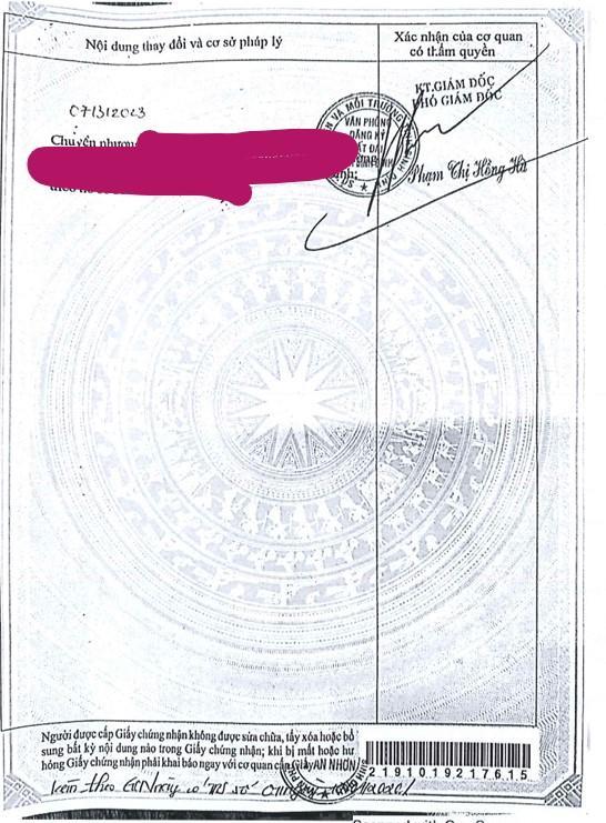 Bán qsdđ tại thửa 1175, tờ bản đồ số 04, lô bt04, khu dân cư bàn thành, p. an nhơn, t. gia lai