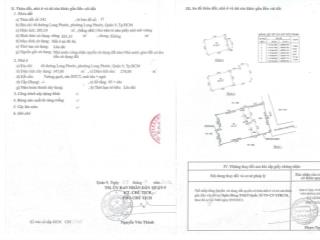 Bán qsdđ tại thửa đất số 542, tờ bản đồ số 17, địa chỉ p.long phước, tp.hcm