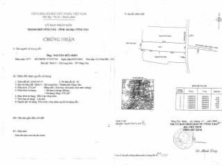 Bán qsdđ tại thửa 57, tờ bản đồ số 45 thôn 5, x.long sơn, tp.hcm