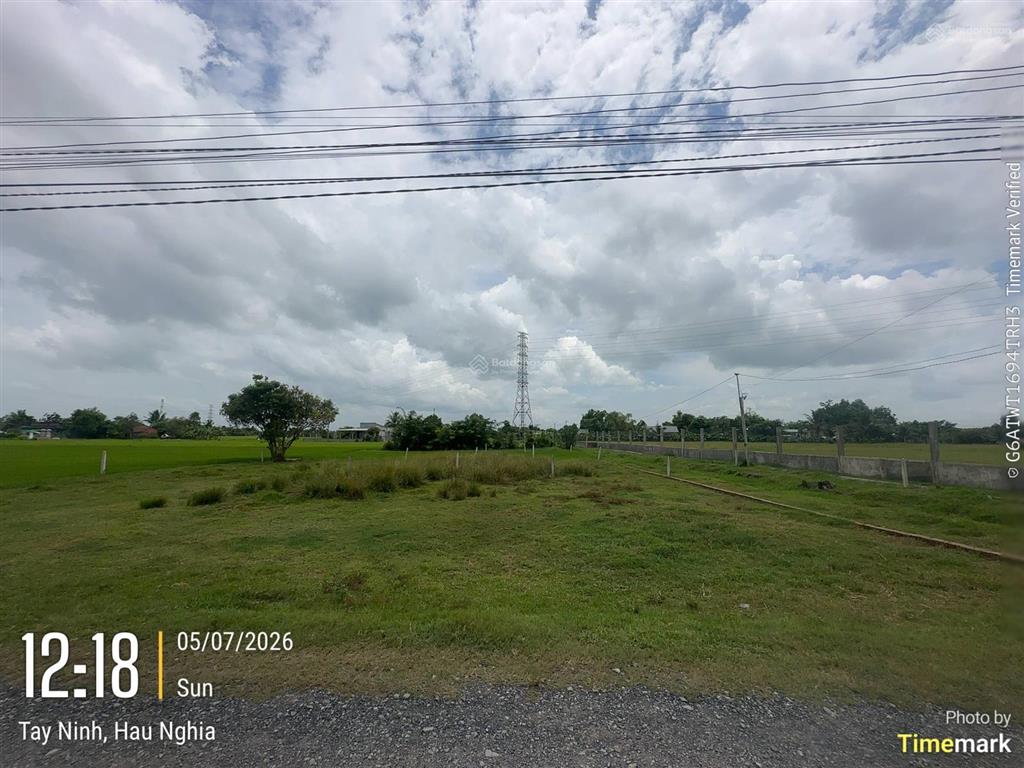 Bán 04 thửa đất trống 800 m2 (100% đất ở đô thị) tại tt hậu nghĩa, huyện đức hoà, long an (cũ)