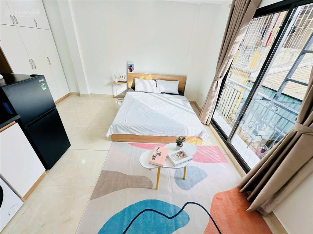 Toà căn hộ dịch vụ 40tr/tháng sát ô tô full đồ, ngõ thông ba gác, gần bách kinh xây, cho thuê