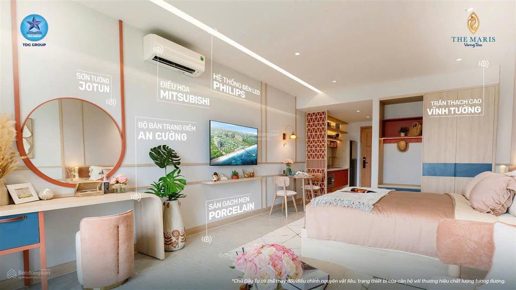 Chính chủ cần bán lỗ căn hộ the maris cạnh sunworld vũng tàu, full nội thất, bàn giao tháng 8/26