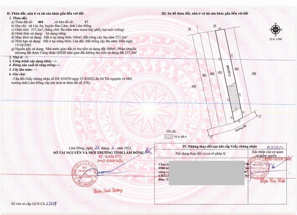 Cần bán nhanh đất bảo lâm giá 1,4 tỷ, giá tốt hơn giá vốn