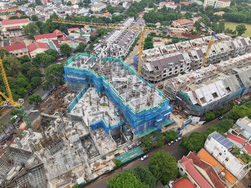 Liền kề đường thổ cẩm dự án eco palace giá đầu tư, 116m2 view chung cư và tttm. chỉ 4.3 tỷ