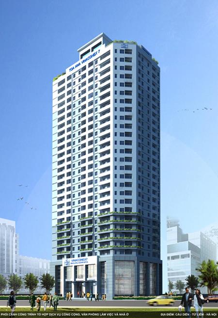 Bán căn hộ chung cư dt 95,5m² tại vinaconex 7, giá cực chất 6,45 tỷ, 3pn, 2wc o9624491o5
