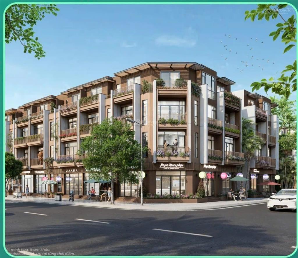 Liền kề 4 tầng lô góc dự án vinhomes hạ long xanh