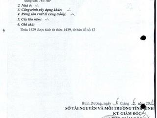Bán gấp lô đất 909m2 tại Phường Phú Lợi , Hồ Chí Minh ( Thủ Dầu Một - Bình Dương cũ )