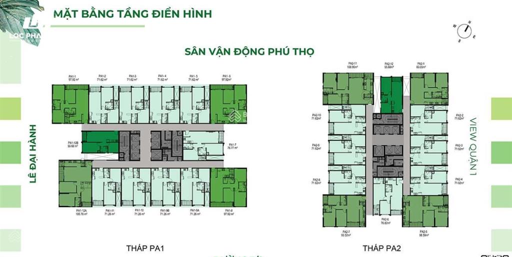 Tin thật 100% căn hộ 2pn2wc the park avenue tầng cao view đẹp giá tốt thị trường