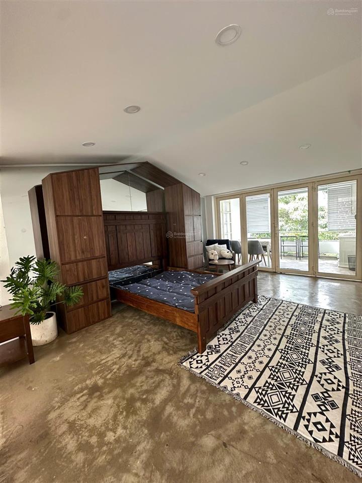 Penthouse 1pn tách bếp gần 50m2 full nội thất có máy giặt riêng , khu học viện cán bộ an ninh