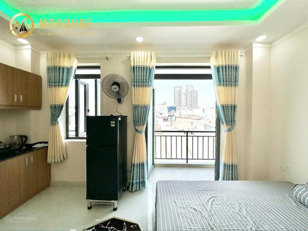 Căn hộ cao cấp hầm xe thang máy bảo vệ, nhà mới xây full nội thất mới tiện di chuyển quận 1, metro