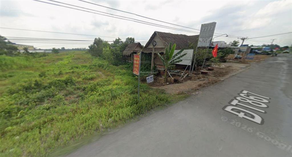Đất nền 12163.5m2 (có 300m2 thổ cư) mặt tiền 25m đường đt 867 gần chợ bắc đông