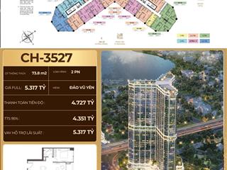 Sở hữu căn hộ cao cấp 2pn  golden crown hp chỉ với ~1,1 tỷ view pháo hoa vũ yên tuyệt đẹp