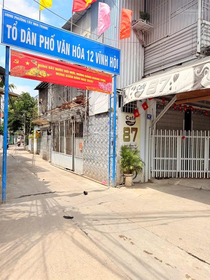 Bán căn góc hẻm hương lộ ngọc hiệp tổ 12 vĩnh hội nha trang giá 3 tỷ 500 triệu