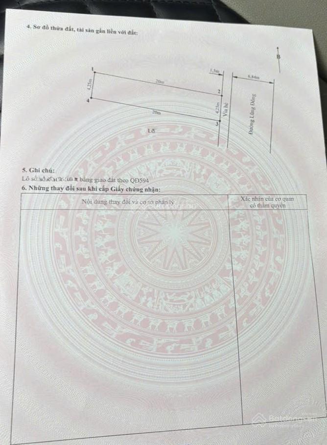 Chính chủ cần bán lô đất mặt đường lũng đông  hải an