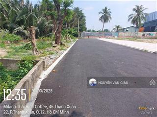 Bán đất tại hà huy giáp quận 12 dt 10m x 22m, lô góc 2 mặt tiền, không lộ giới chỉ 7,15 tỷ