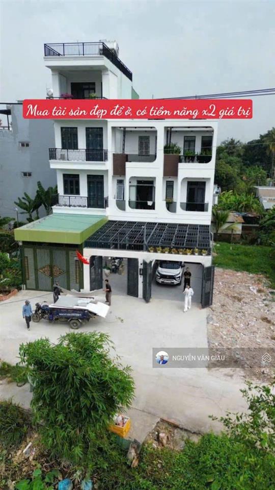 Gần 100m2 với 3 tầng view sông chỉ 6,4 tỷ thiết kế đẹp, nội thất sang xịn, phong thủy tốt