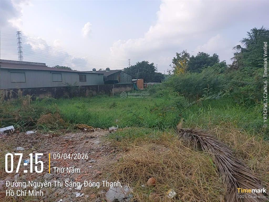 Bán đất tại đặng thúc vịnh 252m2 ngang 6m dài 42m chỉ 5,15 tỷ