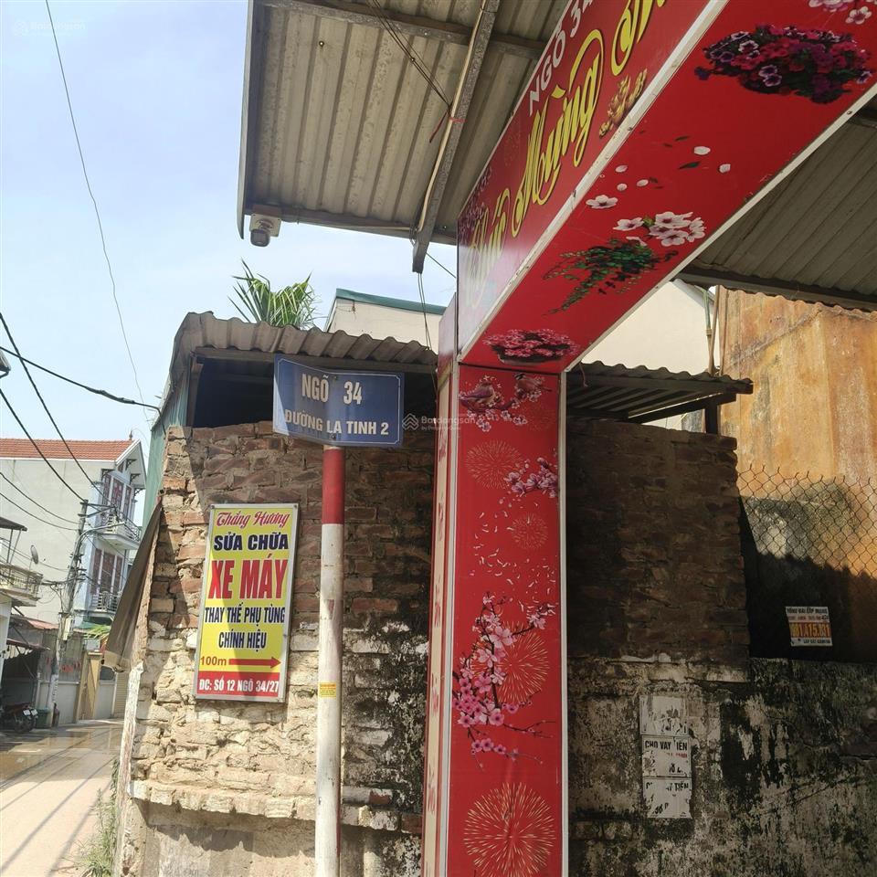 Bán đất la tinh 90m2 lô góc ngõ thông oto chạy vòng quanh