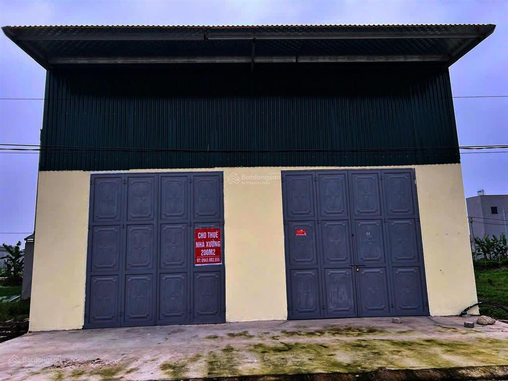 Cho thuê kho, xưởng 180m2 tại hà liễu, phương liễu, quế võ, bắc ninh