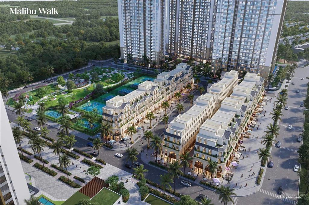 Chính thức mở bán malibuwalk dãy shophouse thương mại tốt trong khu vực ocean park. căn vip