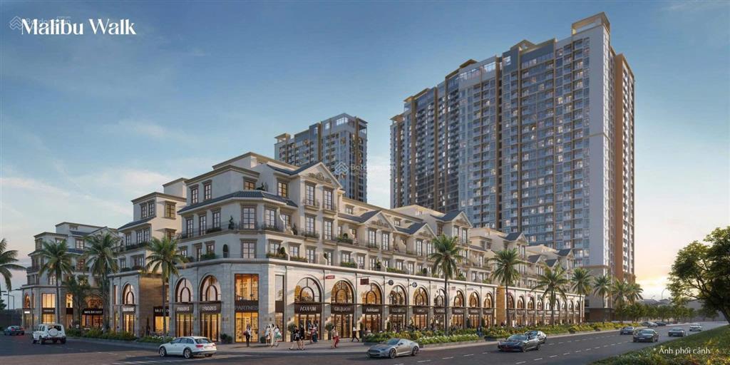 Chính thức mở bán malibuwalk dãy shophouse thương mại tốt trong khu vực ocean park. căn vip