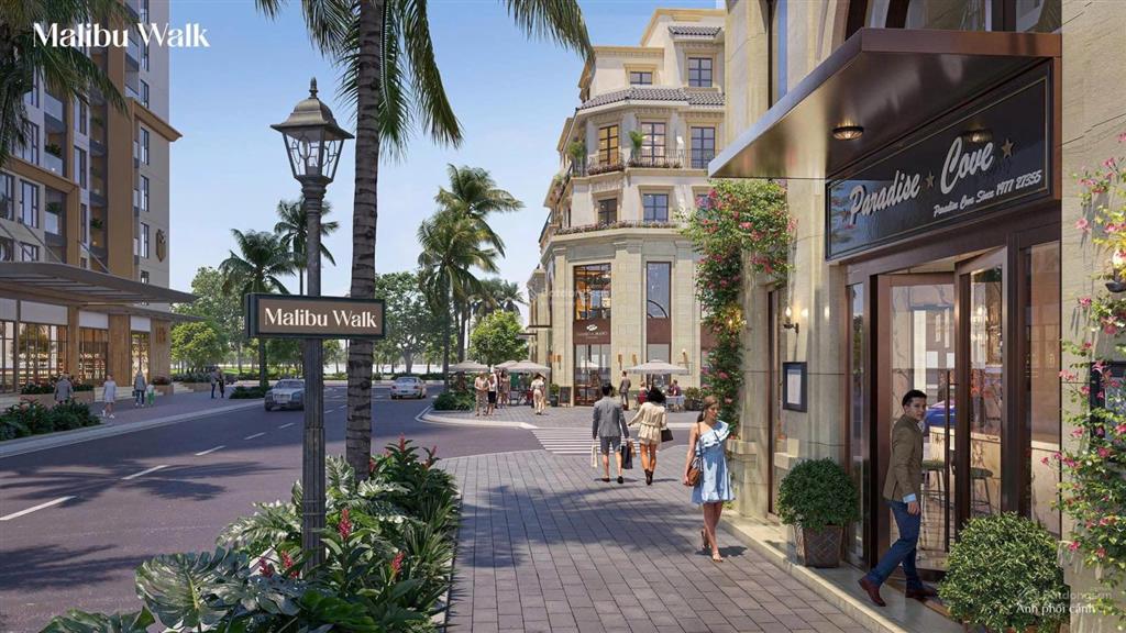 Chính thức mở bán malibuwalk dãy shophouse thương mại tốt trong khu vực ocean park. căn vip