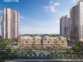 Malibu walk ký mới cđt shophouse vip mặt hồ ngọc trai, đại lộ 52m