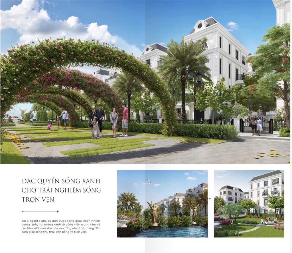 Mở bán suất ngoại giao elegant park villa thạch bàn  giai đoạn 2 liền kề, shophouse