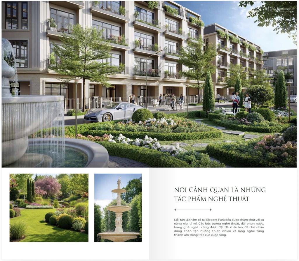 Mở bán suất ngoại giao elegant park villa thạch bàn  giai đoạn 2 liền kề, shophouse